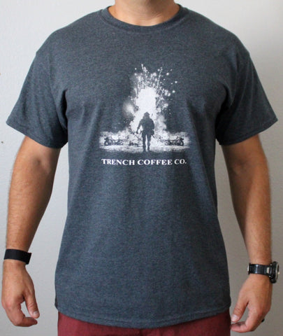 Trench Coffee Co. T-Shirt- Gray